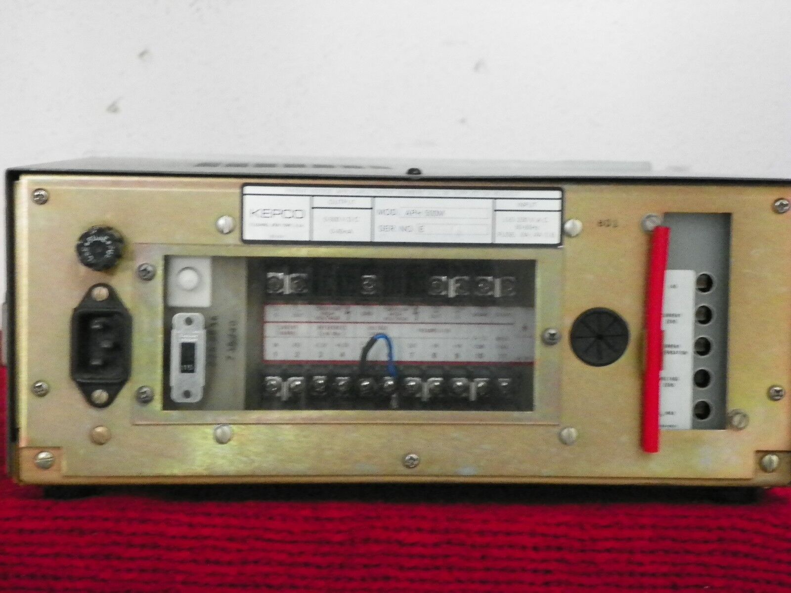 KEPCO APH 500M POWER SUPPLY 0-500VDC 0-40mA KEPCO APH 500M POWER SUPPLY 0-500VDC 0-40mA